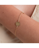 Real Gold Best Mom Ever Bracelet 6961-111 BR1431