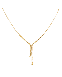 Real Gold Seed Ball Hanging Luxury Necklace (45 C.M) 0483 N1412