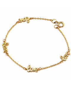 Real Gold 4 Love Bracelet (17 C.M) 1170 BR1892
