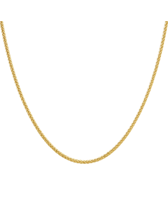 Real Gold Square Wheat 2 MM Chain 3421 (50 C.M) CH1229
