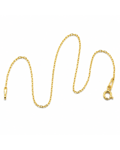 Real Gold Plain Ford Chain Bracelet (17 C.M) - Model 6695 BR1823