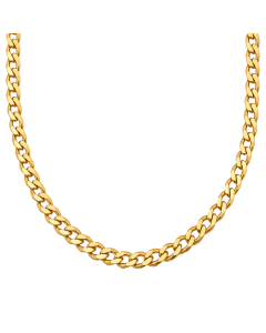 Real Gold Solid Figaro Men Chain Necklace 7908 (50 C.M) A CH1212