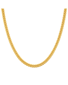 Real Gold Flat Spiga Thick Chain 8943 (45 C.M) CH1175