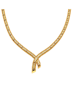 Real Gold Solid Serpenti Design Necklace (45 C.M) 0543 N1456