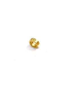 Real Gold Thick Roller Imperial Crest Pendant - Model 0184 P 2009