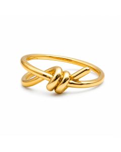 Real Gold Timeless Love Knot Ring 7730 (SIZE 6) R2887