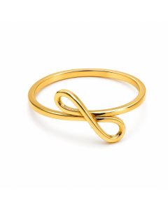 Real Gold Endless Love Infinity Ring (SIZE 6) 7652 R2871