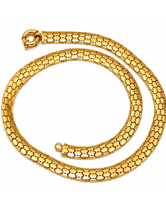 Real Gold Snake Chain Necklace (40 C.M) 0318 N1488