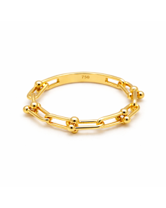 Real Gold GZTF Hardware Look Ring 7039 (SIZE 7) R2081