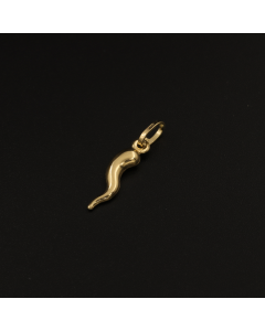 Real Gold Horn Pendant 2020 - 18K Gold Jewelry