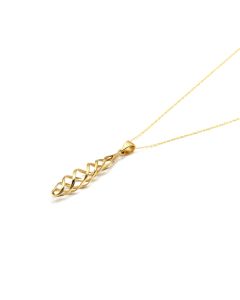Real Gold Fine Spiral Necklace - Model 0308 CWP 2013