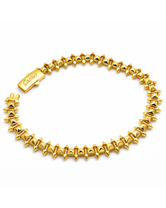 Real Gold Clash Bracelet (17 C.M) B - Model GZJCT 0601 BR1832