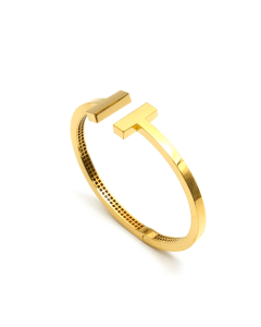 Real Gold GZTF Plain Bangle BLZ 0322 (SIZE 17) BA1346