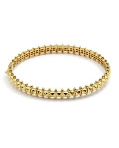Real Gold Clash Bangle GZJCT 1212 - (SIZE 18) BA1511