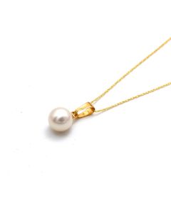 Real Gold Natural Pearl Necklace 0512 CWP 2017