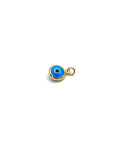 Real Gold Evil Eye Pendant 0034 P 2019