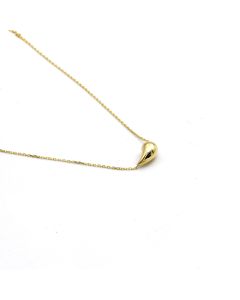Real Gold Teardrop Necklace (45 cm) 0147-4 N1505