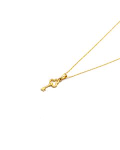 Real Gold GZVC Club Pendant with Key Design - Model 0289 CWP 1947