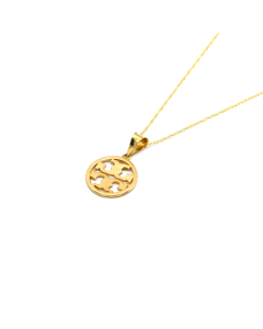 Real Gold Cavalli Round Plain Necklace 0022-5KU CWP 1869