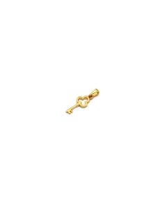 Real Gold GZVC Club Pendant with Key Design - Model 0289 P 1947