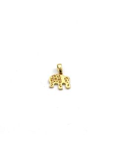 Real Gold 3D Elephant Pendant - Model 0203 P 1986