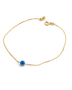 Real Gold Classic Evil Eye Bracelet (19 CM) - Model 0635 BR1861