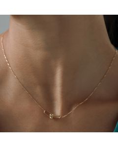 Real Gold GZTF Single Hardware Necklace (45 C.M) 0372-4K N1462