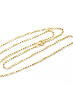 Real Gold Hollow Rolo Chain 5724 (40 C.M) CH1245
