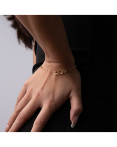 Real Gold Bracelet 3016 - 18K Gold Jewelry
