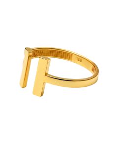 Real Gold GZTF Plain Round Ring 0298-2YZ (SIZE 7) R2224