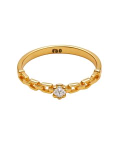 Real Gold Link Belt Ring GL2048 (Size 10) R2662